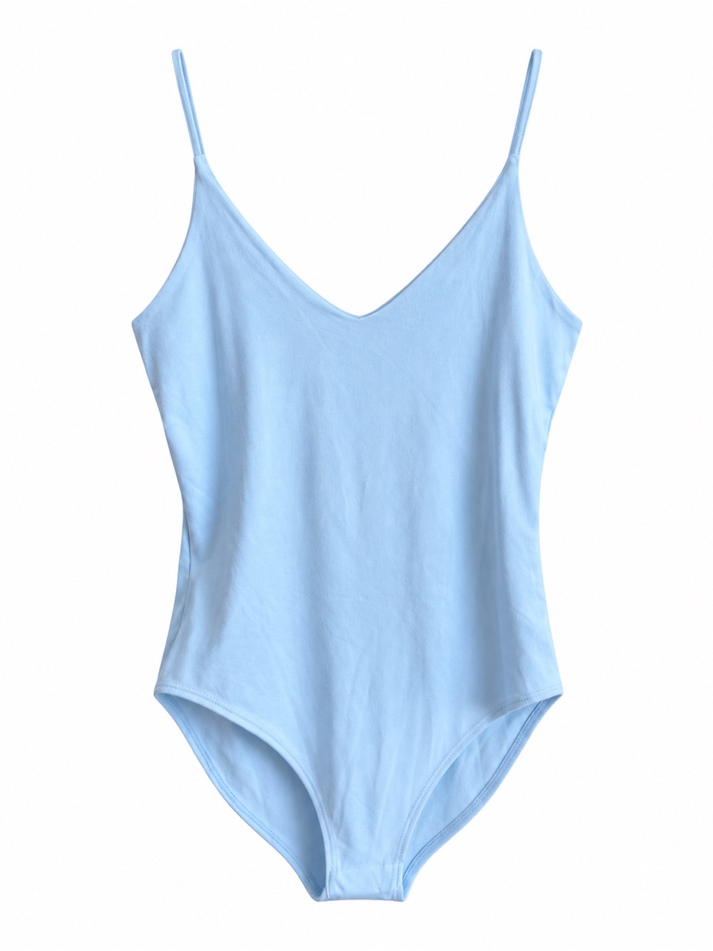 Gaze DTLA Light Blue Cami Bodysuit Size M NWT